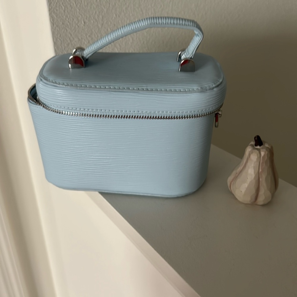 Bloomingdale’s Elegant Blue Handbag
